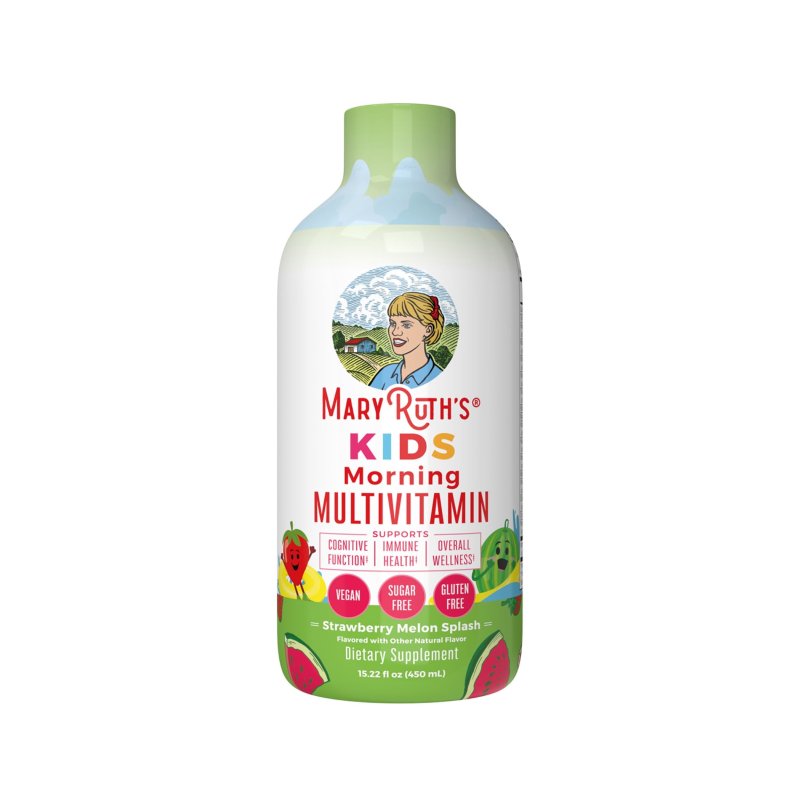 MARYRUTHS KIDS LIQUID MORNING MULTIVITAMIN SUGAR-FREE STRAWBERRY MELON SPLASH FLAVOR 15.22 OZ