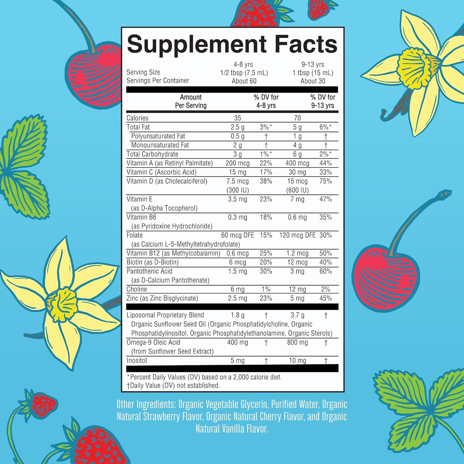 MARYRUTH ORGANICS KIDS MULTIVITAMIN GUMMIES FOR AGES 2+ SUGAR FREE 2 MONTH SUPPLY VEGAN 60 COUNT
