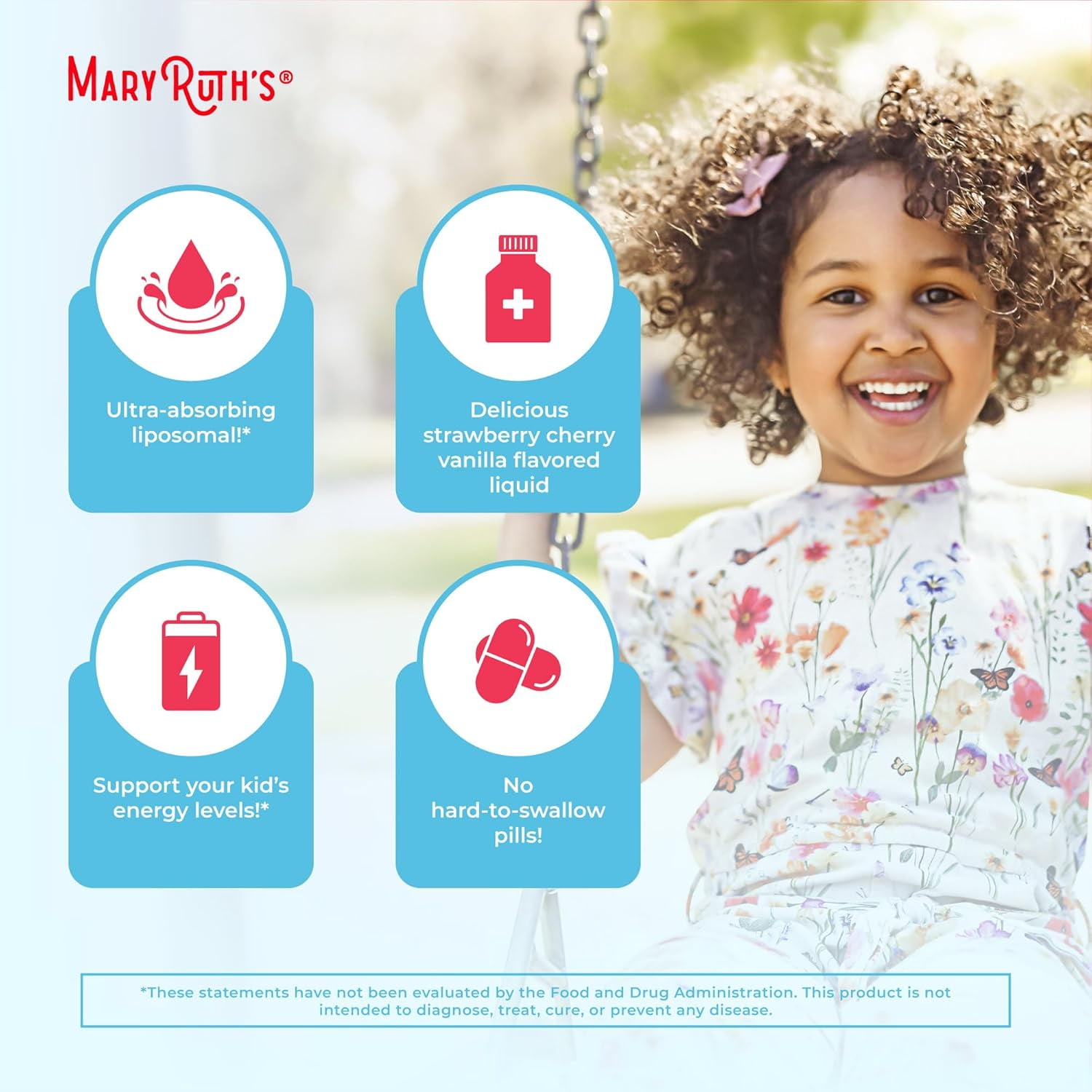 MARYRUTH ORGANICS KIDS MULTIVITAMIN GUMMIES FOR AGES 2+ SUGAR FREE 2 MONTH SUPPLY VEGAN 60 COUNT