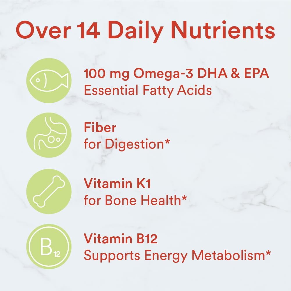 SMARTYPANTS KIDS MULTI FIBER OMEGA 3 FISH OIL GUMMY VITAMINS D3 C B12 120 CT