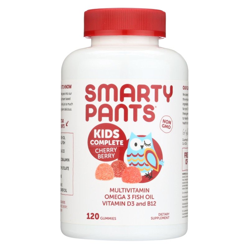 SMARTYPANTS KIDS COMPLETE CHERRY GUMMY VITAMIN 120 COUNT