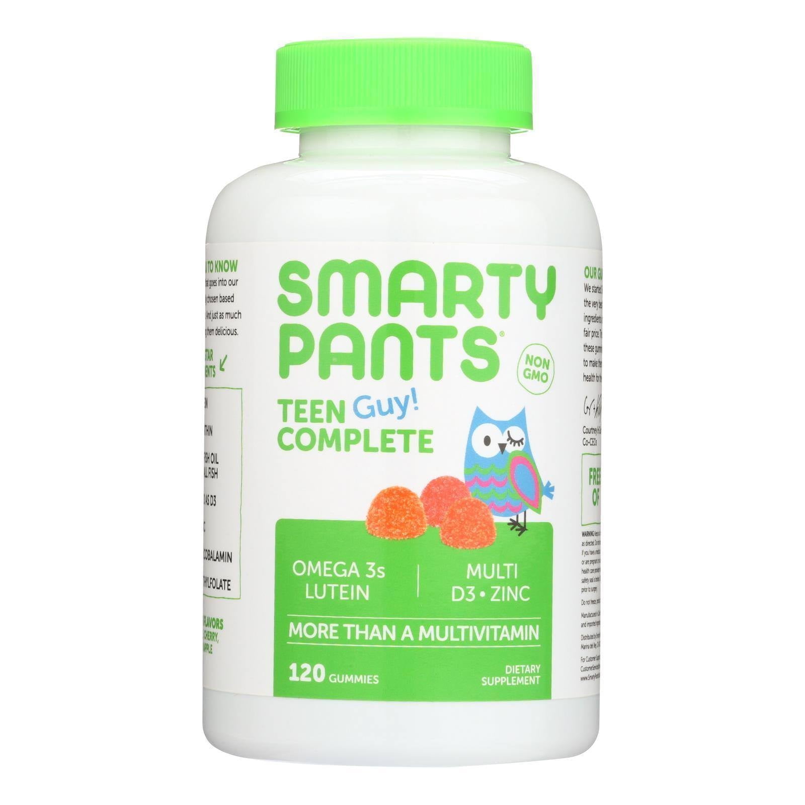 SMARTYPANTS GUMMY MULTIVITAMIN FOR TEEN GUY COMPLETE 120 COUNT