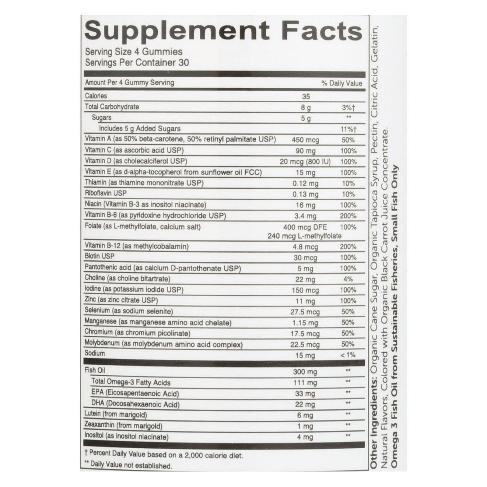 SMARTYPANTS GUMMY MULTIVITAMIN FOR TEEN GUY COMPLETE 120 COUNT