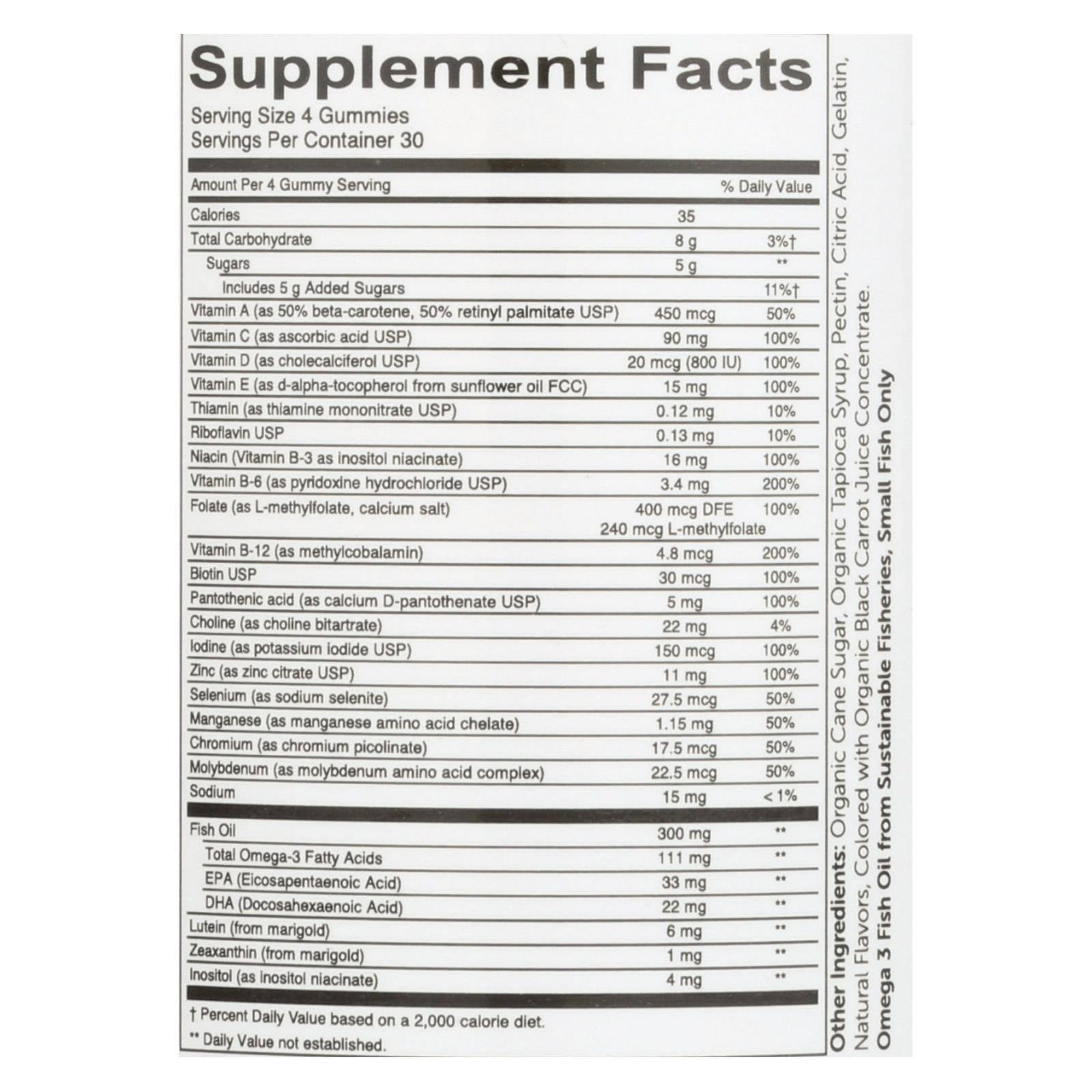 SMARTYPANTS GUMMY MULTIVITAMIN FOR TEEN GUY COMPLETE 120 COUNT