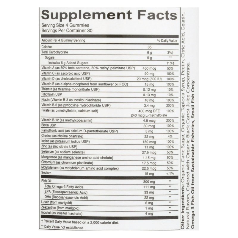 SMARTYPANTS GUMMY MULTIVITAMIN FOR TEEN GUY COMPLETE 120 COUNT