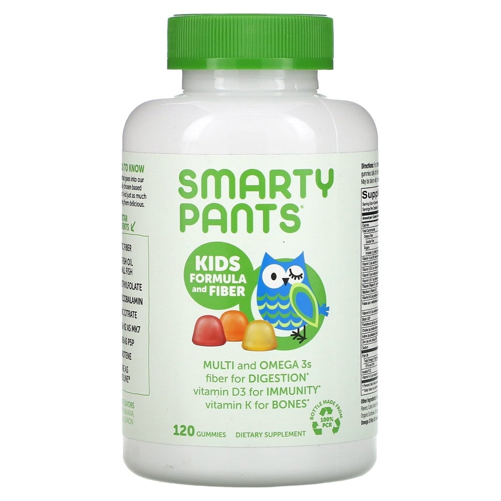 SMARTYPANTS KIDS FORMULA FIBER MULTIVITAMIN GUMMIES 120 GUMMIES