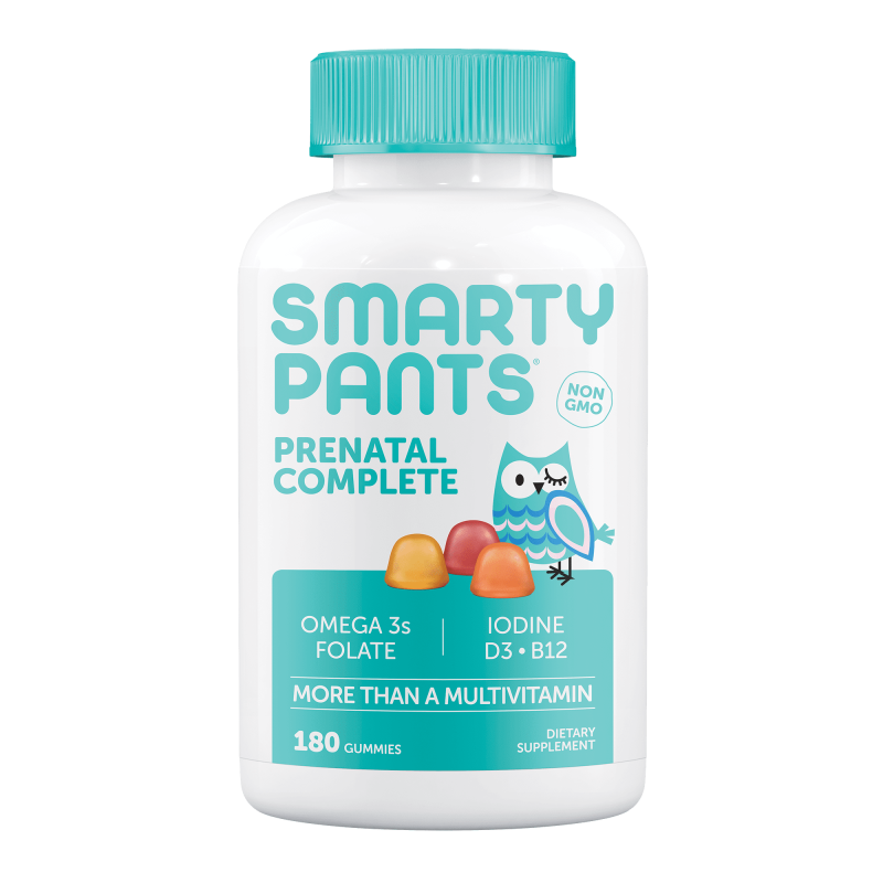 SMARTYPANTS PRENATAL GUMMY VITAMINS WITH MULTIVITAMIN OMEGA 3S VITAMIN D3 METHYL FOLATE 180 CT