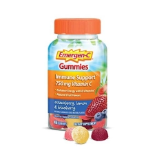 EMERGEN-C BOOST IMMUNITY WITH 750MG EMERGEN-C VITAMIN C GUMMIES FOR ADULTS - 45 COUNT