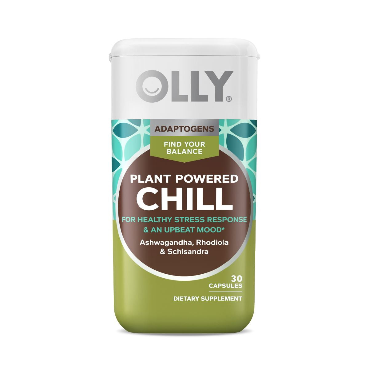 OLLY PLANT POWERED CHILL WITH ASHWAGANDHA 30 CAPSULES