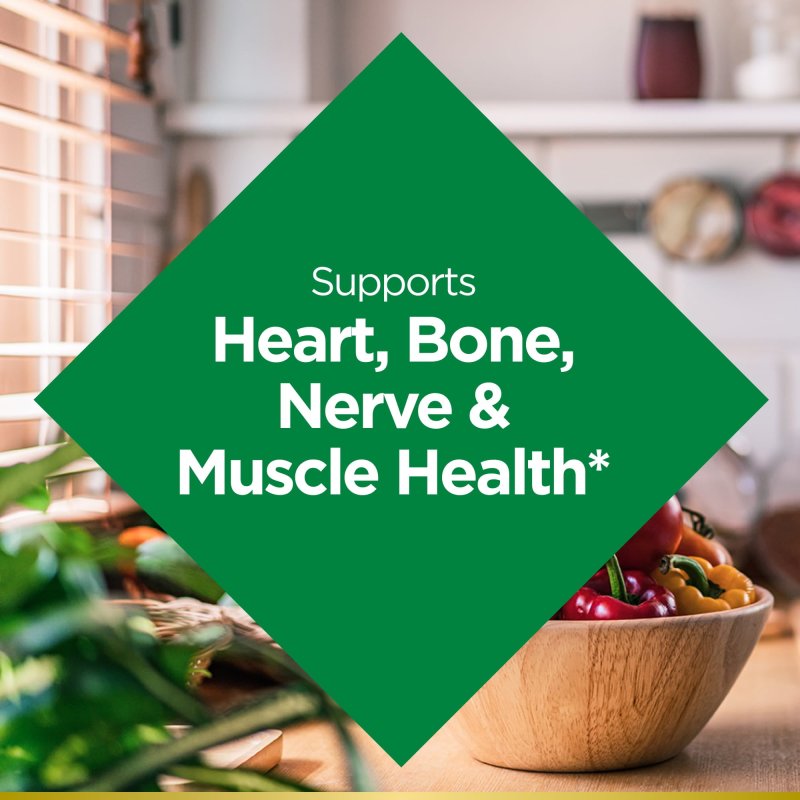 NATURE'S BOUNTY ADVANCED MAGNESIUM GLYCINATE 360MG 90 CT FOR HEART NERVES MUSCLE BONE HEALTH SUPPORT