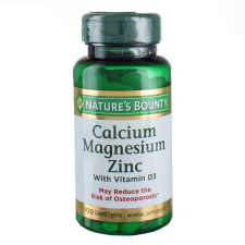 NATURE'S BOUNTY CALCIUM MAGNESIUM ZINC VITAMIN D3 100