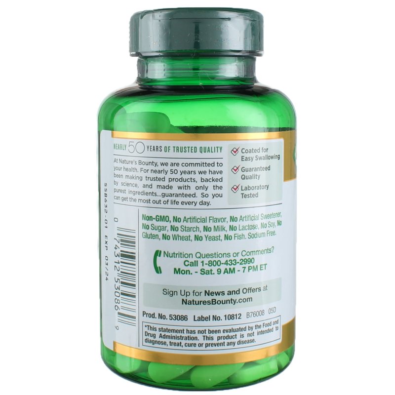 NATURE BOUNTY MAGNESIUM 500MG COATED TABLETS 200 EA PACK OF 6