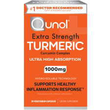 QUNOL TURMERIC CURCUMIN CAPSULES 1000MG ULTRA HIGH ABSORPTION JOINT SUPPORT SUPPLEMENT 30 COUNT