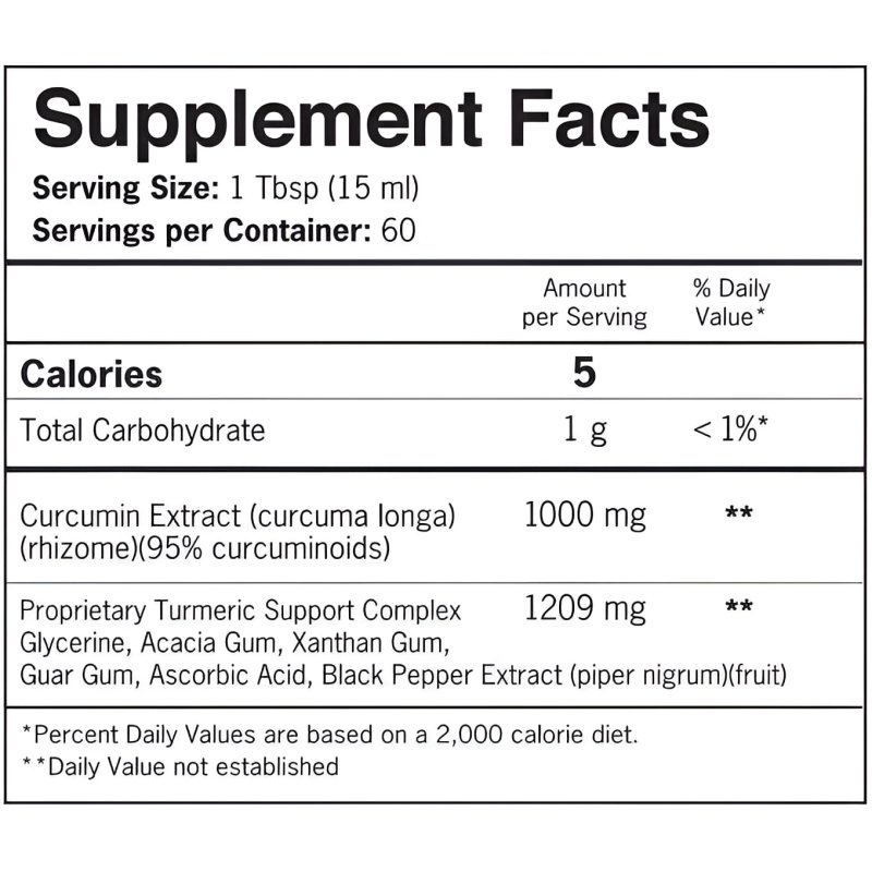 QUNOL LIQUID TURMERIC 1000MG 30.4OZ