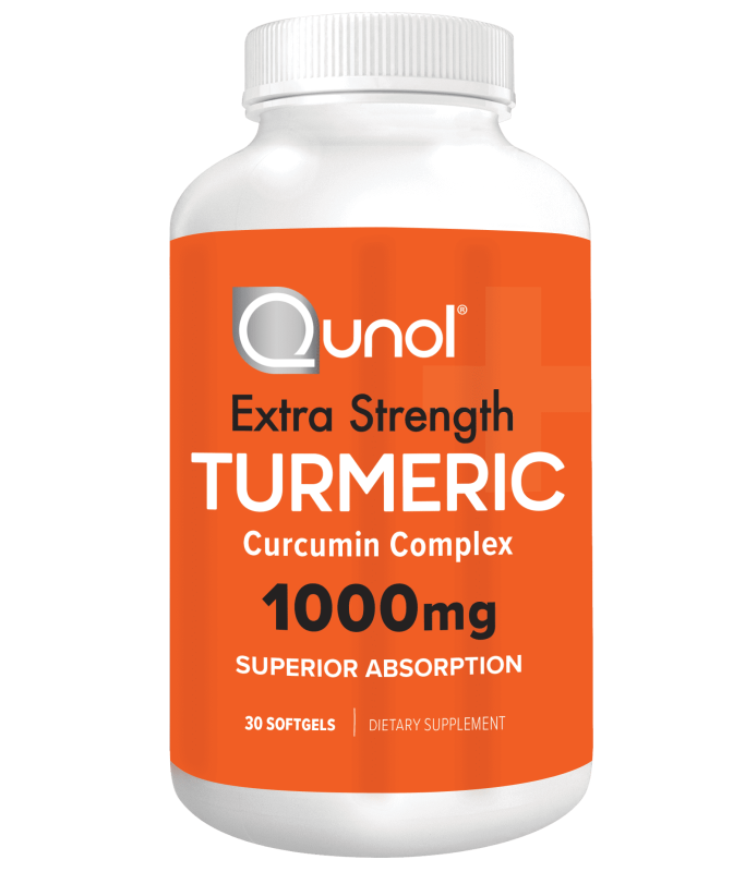 QUNOL TURMERIC CURCUMIN 1000MG HIGH ABSORPTION FOR JOINT SUPPORT 30 SOFTGELS