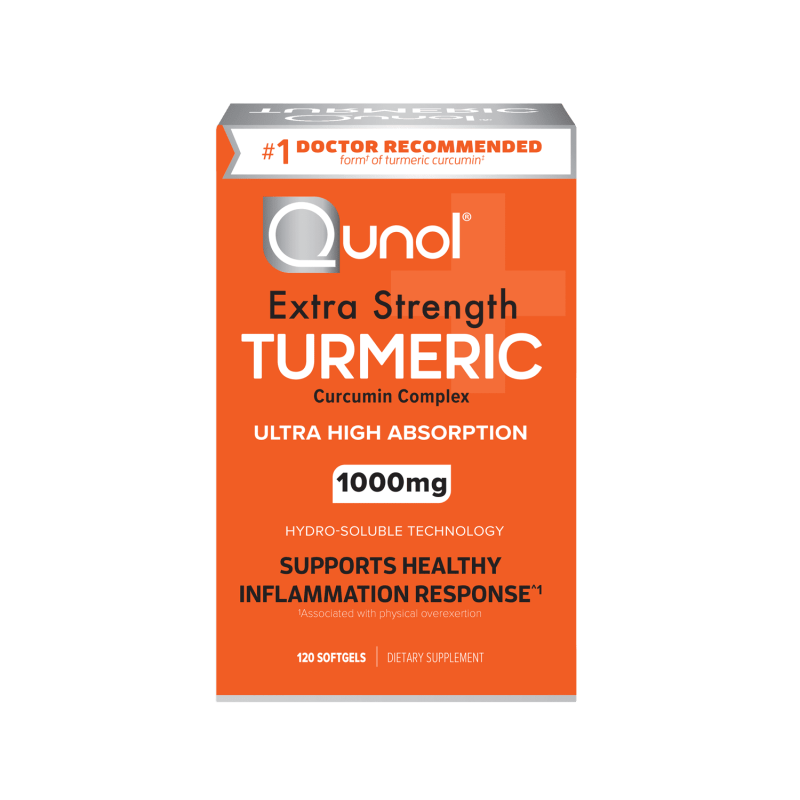 QUNOL TURMERIC CURCUMIN 1000MG ULTRA HIGH ABSORPTION SOFTGELS - 120 COUNT