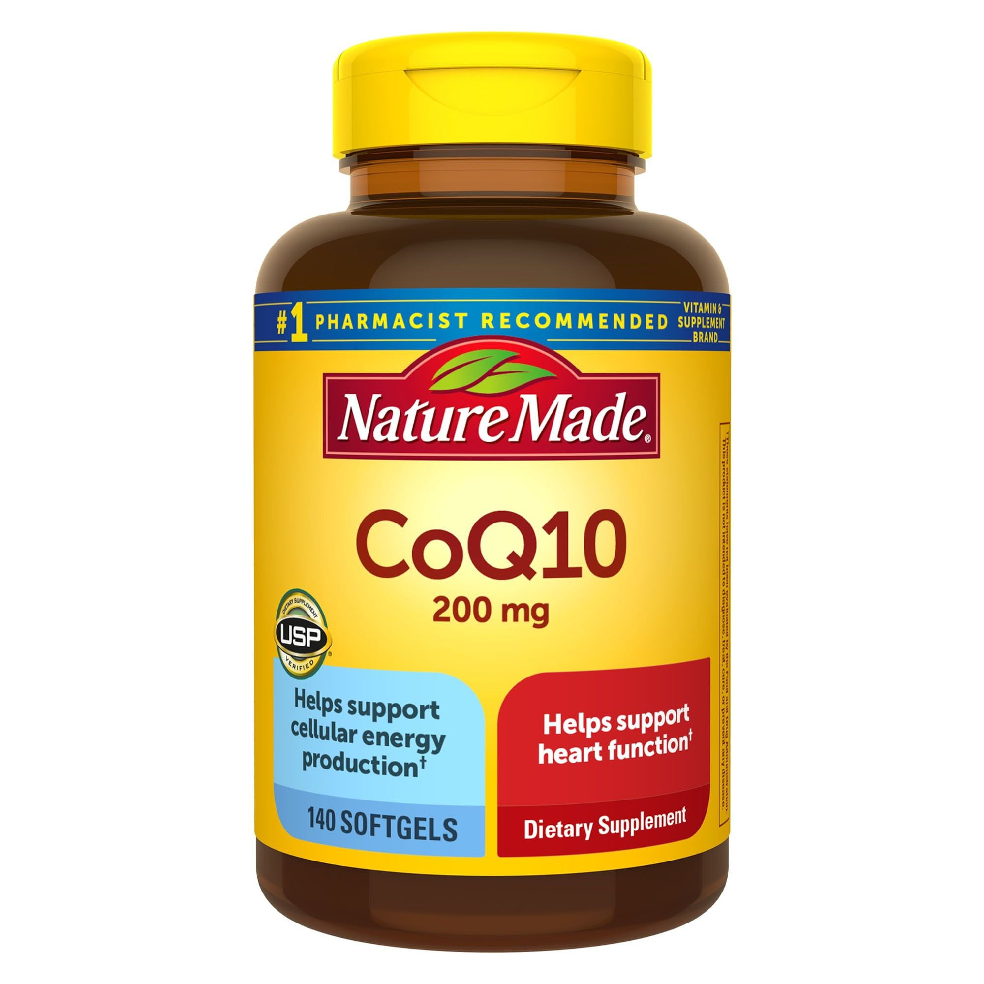 NATURE MADE COQ10 200MG 140 SOFTGELS FOR HEART HEALTH AND ENERGY BOOST