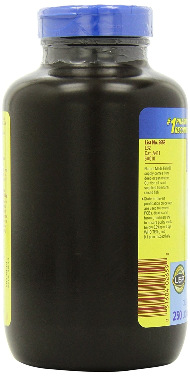 NATURE MADE 1000MG FISH OIL SOFTGELS OMEGA 3 HEART HEALTH SUPPLEMENT - 250CT