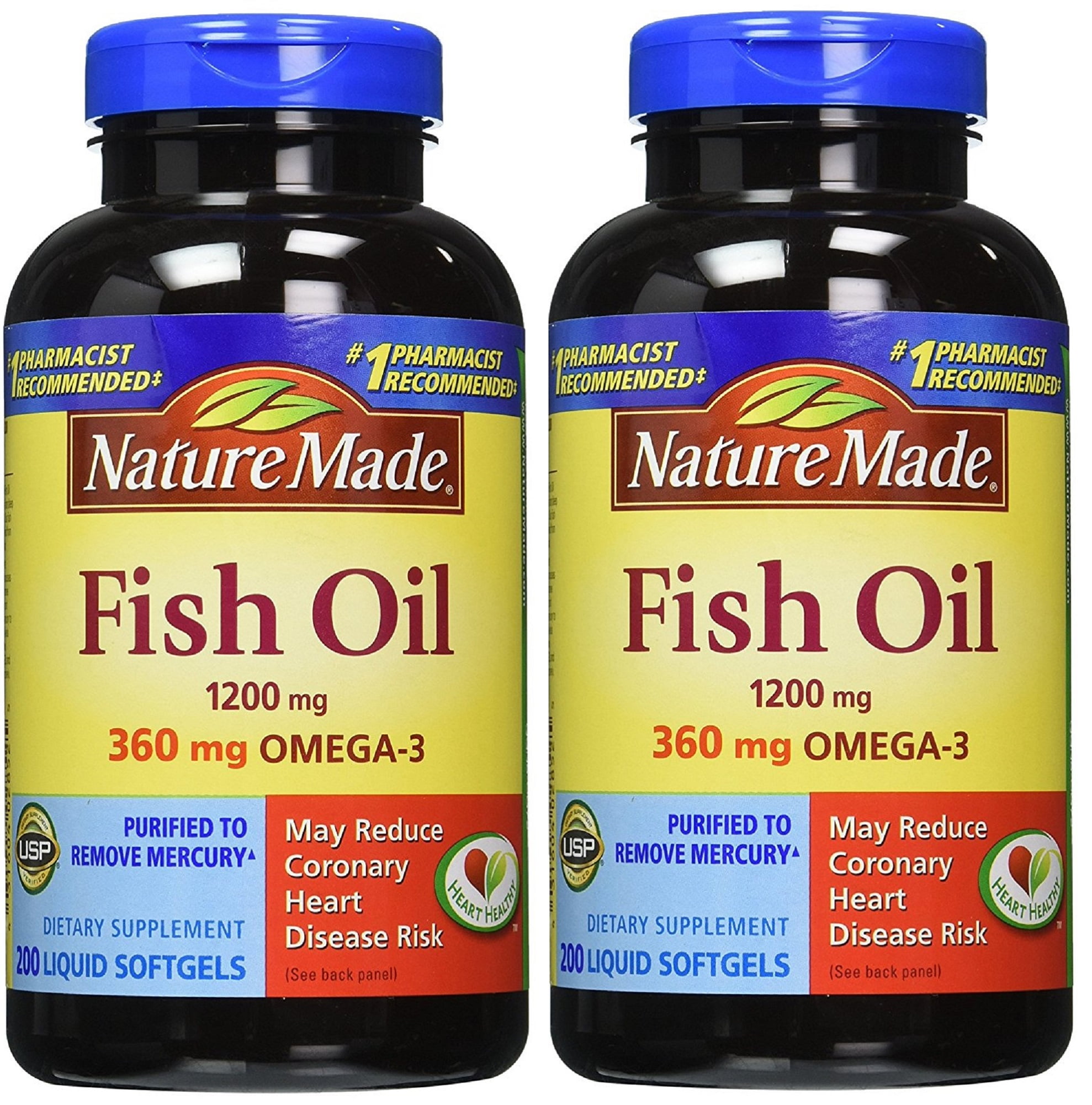 NATURE MADE FISH OIL 1200MG 400 SOFTGELS