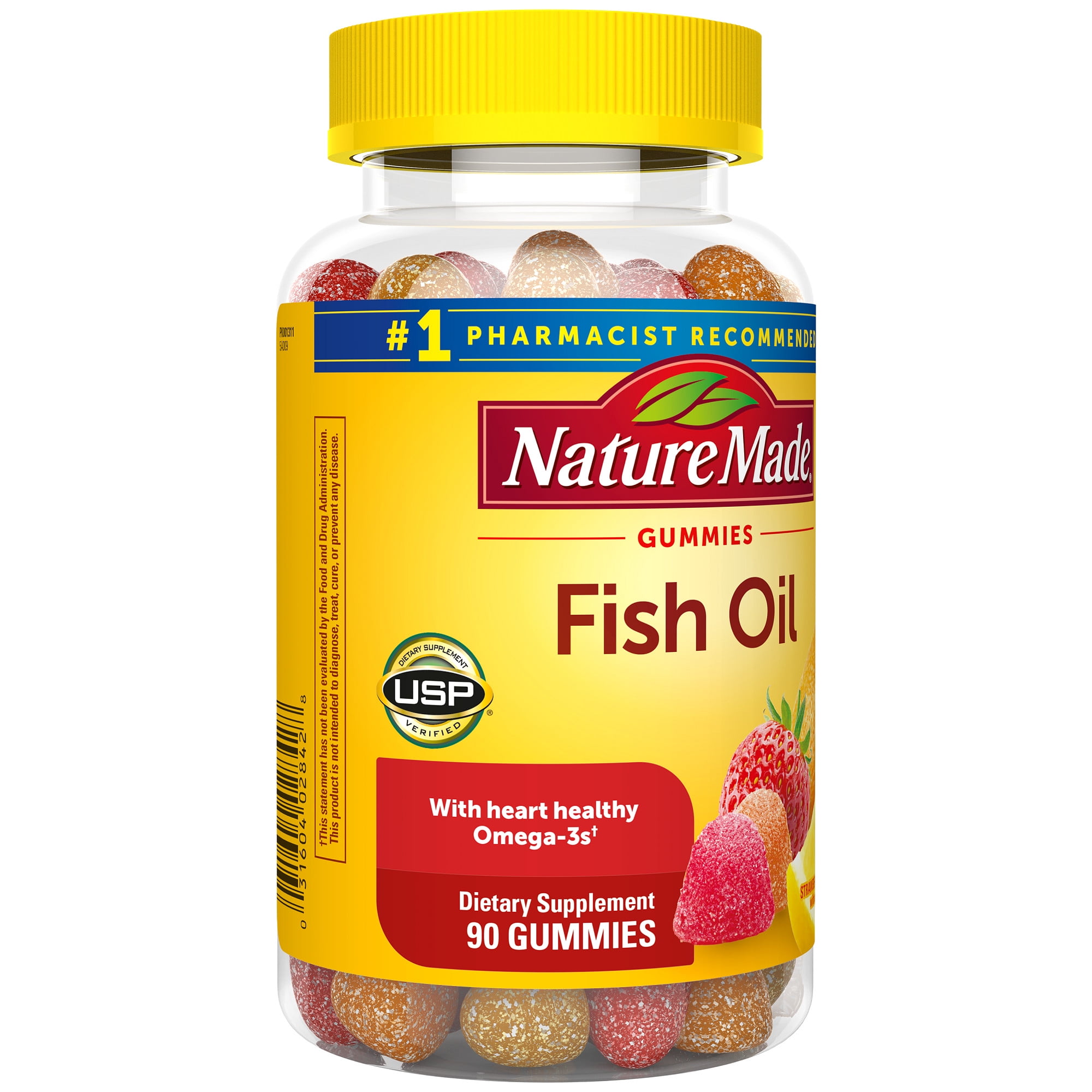 NATURE MADE OMEGA 3 FISH OIL GUMMIES 90 COUNT SUPPLEMENT