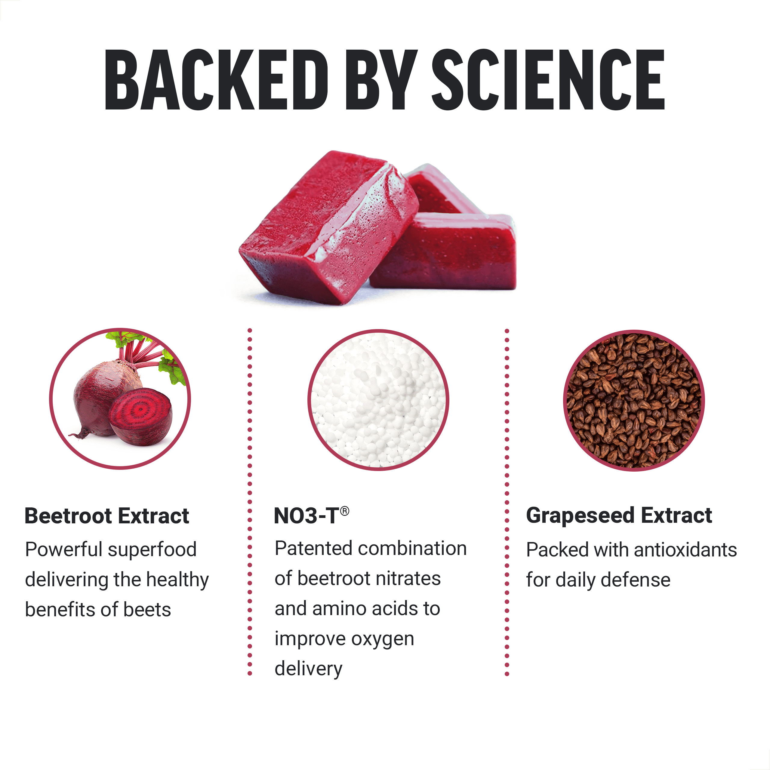 FORCE FACTOR TOTAL BEETS BEET ROOT SOFT CHEW SUPPLEMENT 60 CHEWS BEETROOT GUMMIES