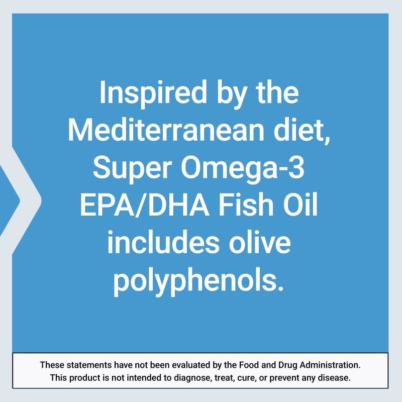LIFE EXTENSION SUPER OMEGA-3 FISH OIL WITH SESAME LIGNANS, OLIVE EXTRACT - HEART BRAIN INFLAMMATION SUPPORT - GLUTEN-FREE ENTERIC-COATED 120 SOFTGELS