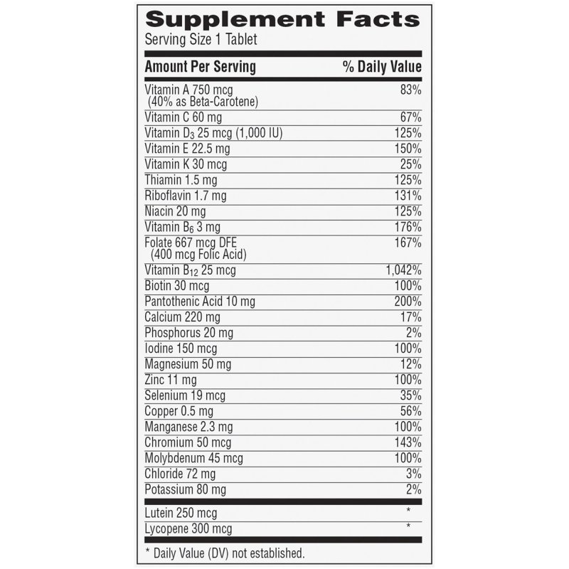 CENTRUM SILVER ADULT 50+ MULTIVITAMIN MULTIMINERAL MEMORY COGNITION SUPPORT 80 CT
