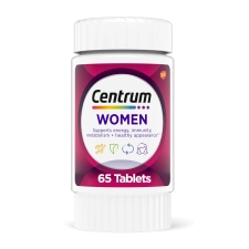 CENTRUM WOMEN'S MULTIVITAMIN WITH IRON, VITAMINS D3, B & ANTIOXIDANTS 65 COUNT