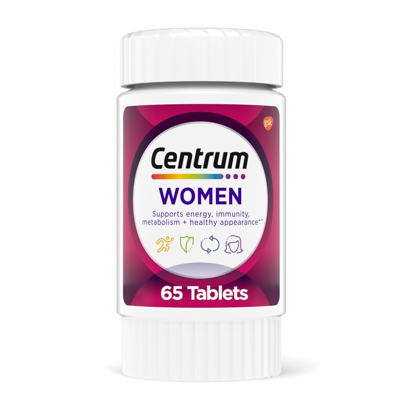 CENTRUM WOMEN'S MULTIVITAMIN WITH IRON, VITAMINS D3, B & ANTIOXIDANTS 65 COUNT