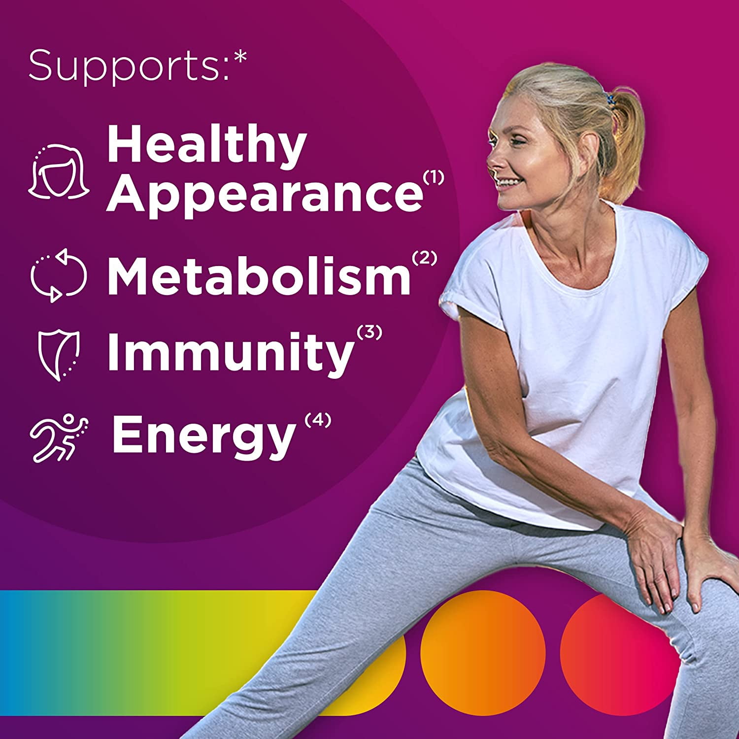 CENTRUM WOMEN'S MULTIGUMMIES MULTIVITAMIN WITH VITAMIN D3, B VITAMINS & ANTIOXIDANTS, 170 ASSORTED FRUIT FLAVOR TABS.