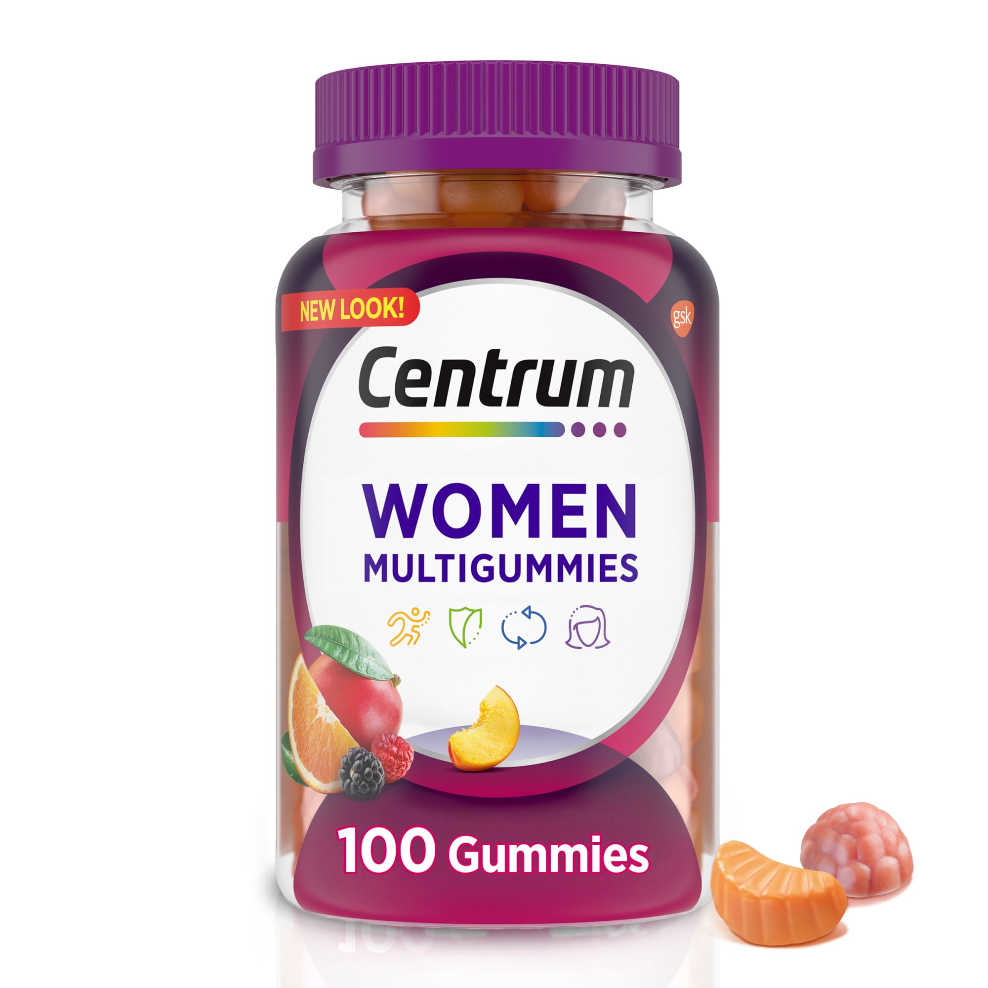 CENTRUM WOMEN'S MULTIGUMMY VITAMINS 100 COUNT MULTIVITAMIN SUPPLEMENT