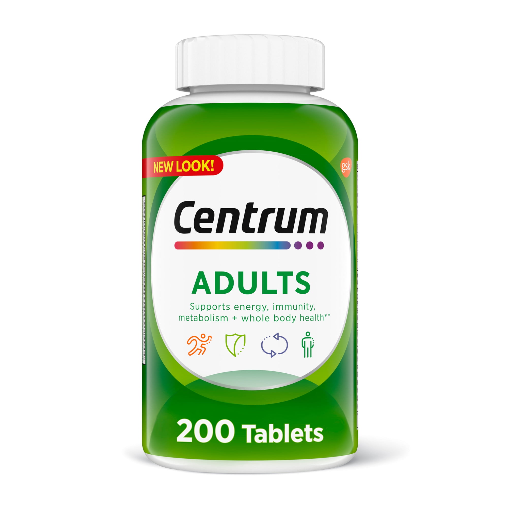 CENTRUM MEN WOMEN MULTIVITAMIN TABLETS 200 COUNT