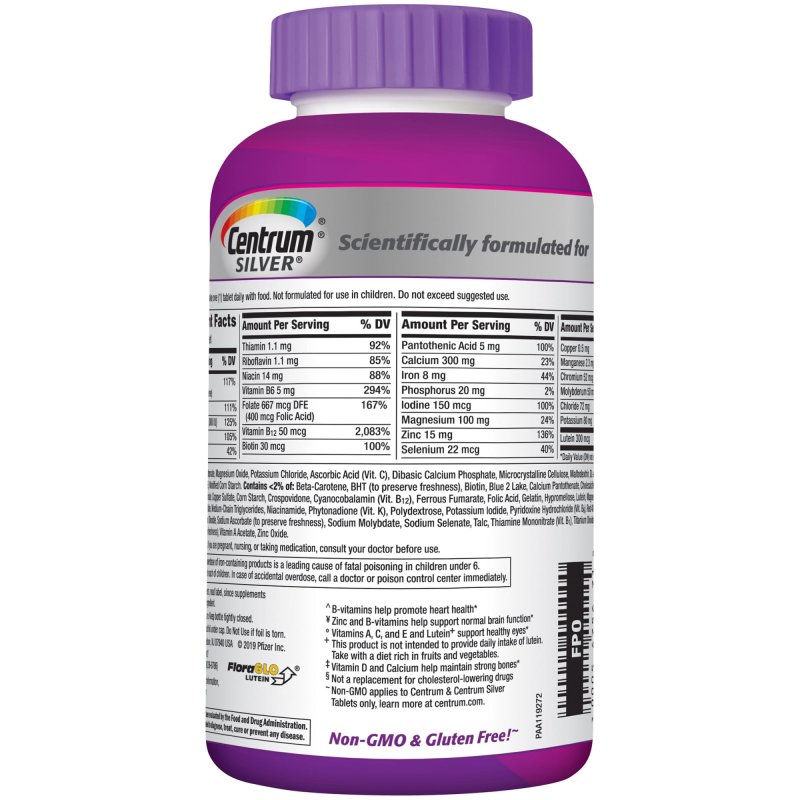 CENTRUM SILVER WOMEN OVER 50 MULTIVITAMINS (2 PACK) + MINERALS - 200 COUNT