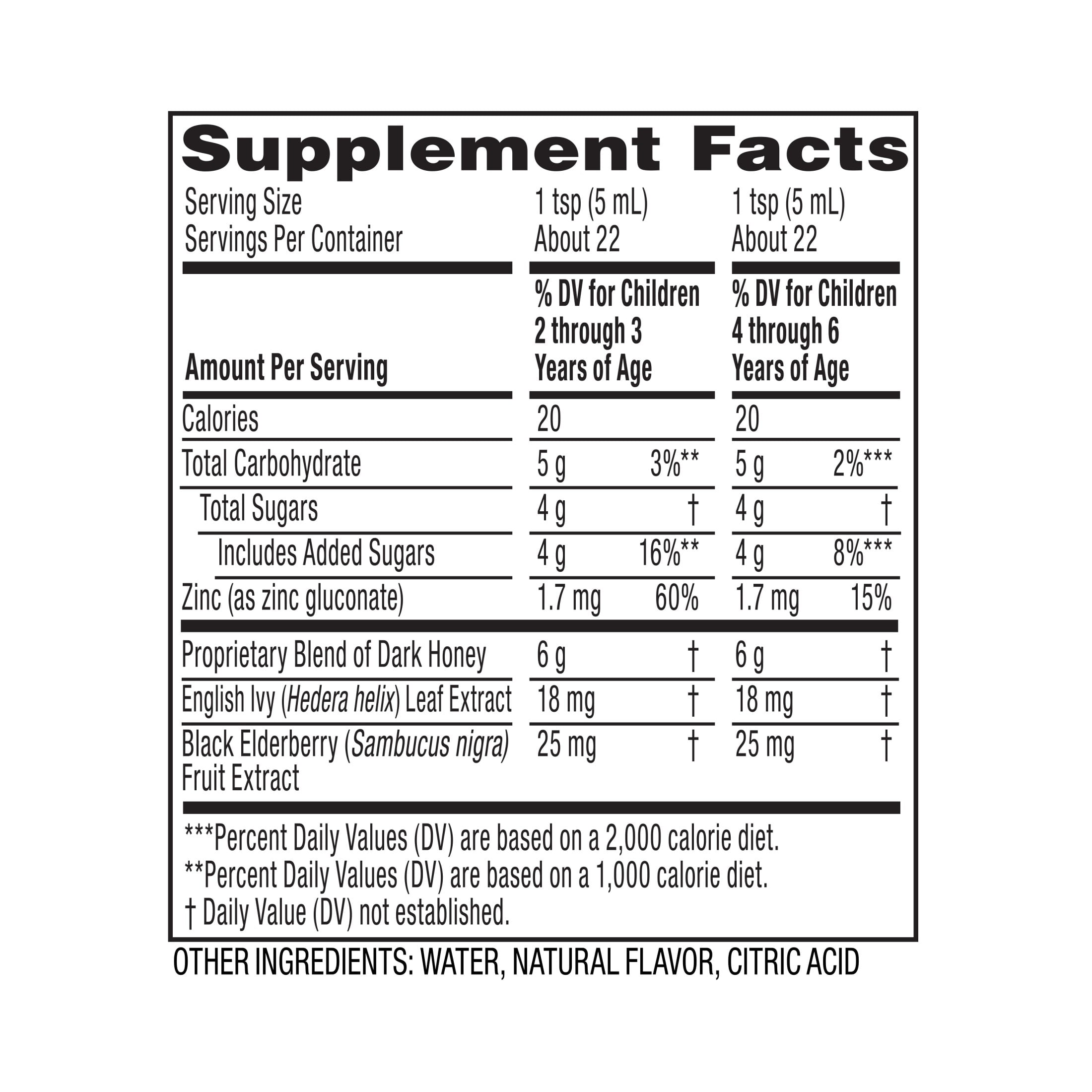 ZARBEES CHILDRENS DAYTIME COUGH SYRUP MUCUS BERRY 4 FL. OZ