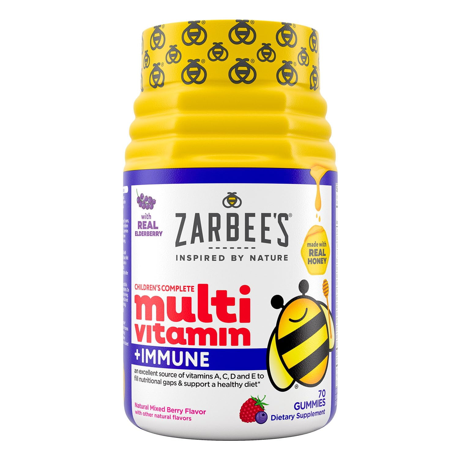ZARBEE'S KIDS BERRY MULTIVITAMIN IMMUNE SUPPORT GUMMIES 70CT