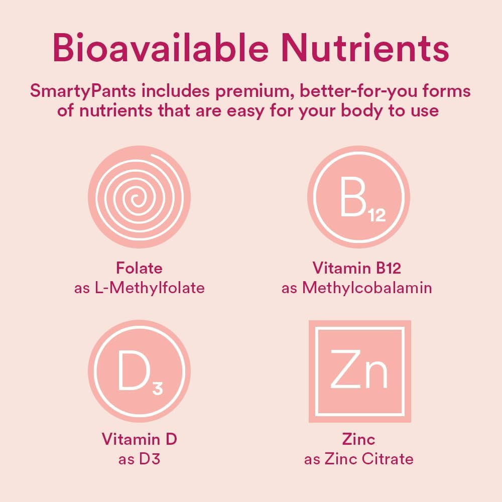 SMARTYPANTS TEEN GIRL MULTI OMEGA 3 FISH OIL GUMMY VITAMINS WITH D3 C B12 120 CT