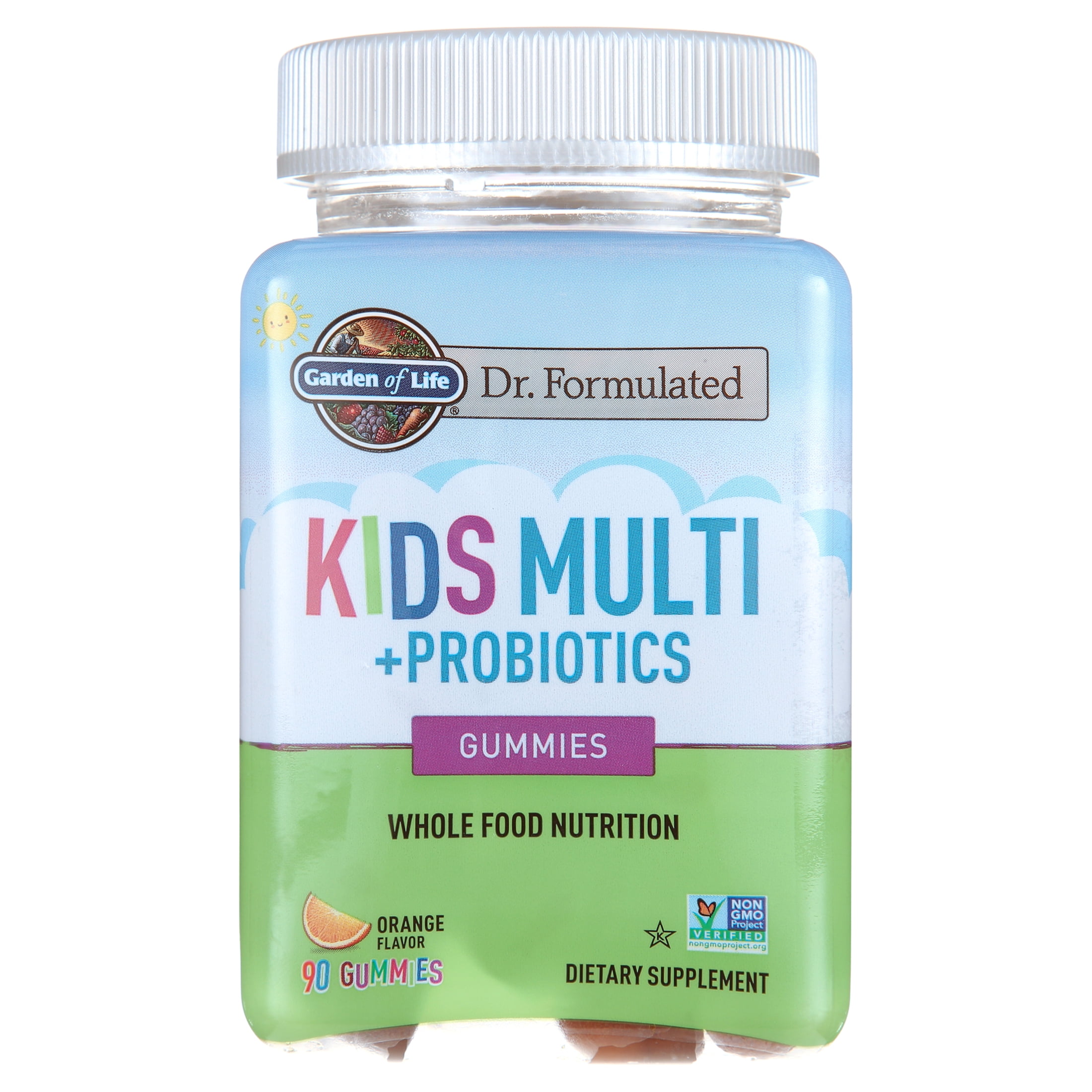 GARDEN OF LIFE KIDS MULTIVITAMIN PROBIOTICS GUMMIES ORANGE 90 COUNT