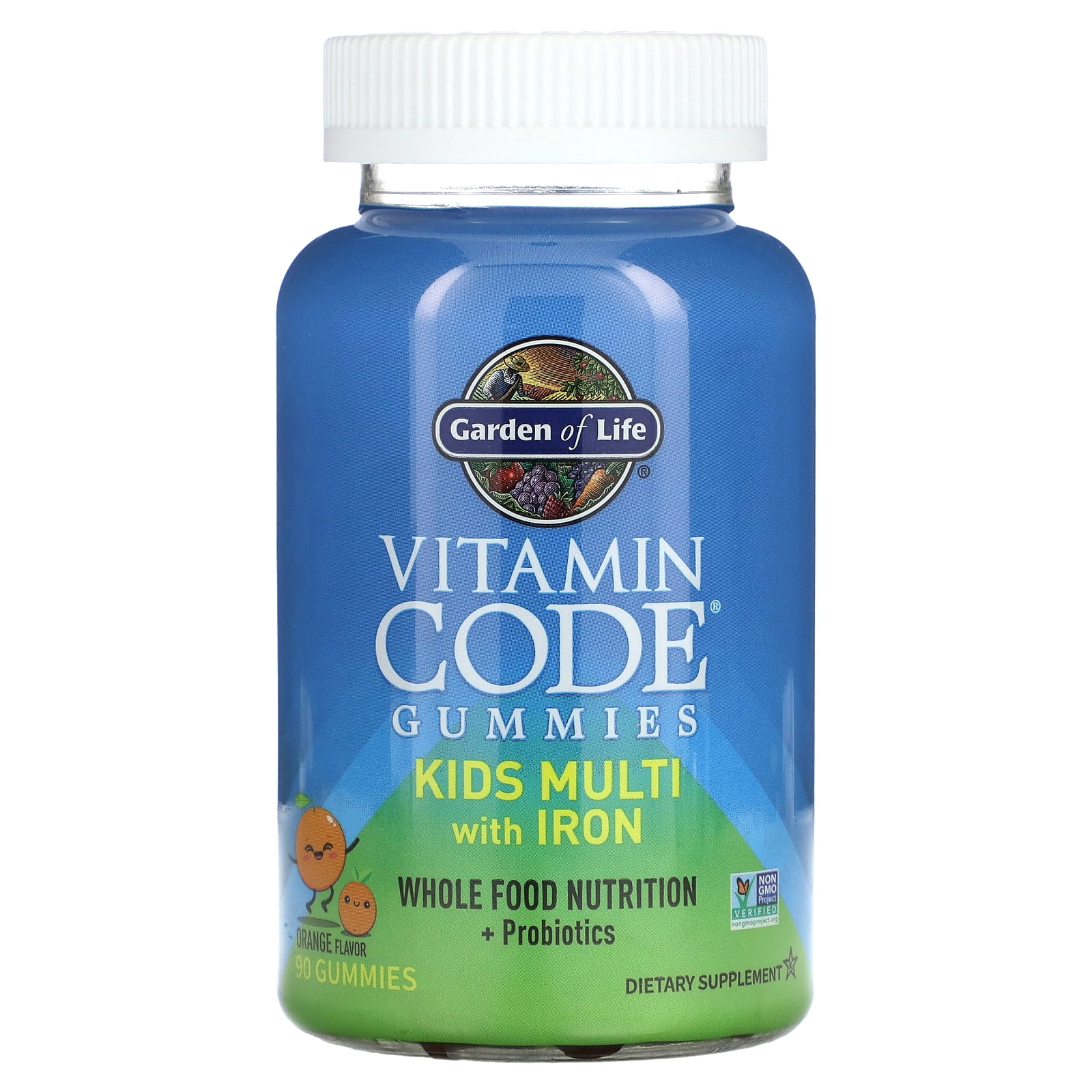 GARDEN OF LIFE KIDS MULTI IRON ORANGE 90 GUMMIES