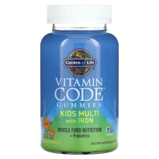 GARDEN OF LIFE KIDS MULTI IRON ORANGE 90 GUMMIES