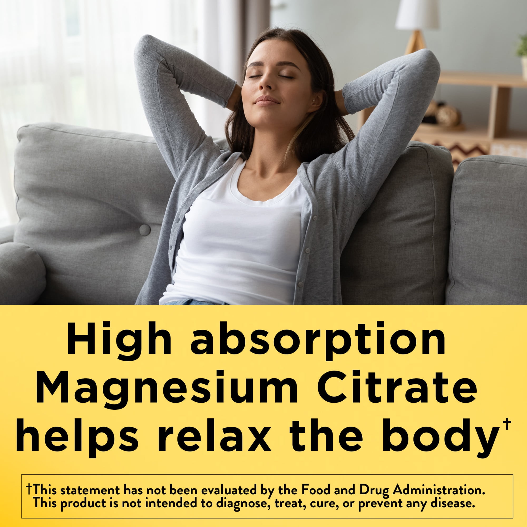 NATURE MADE HIGH ABSORPTION MAGNESIUM CITRATE GUMMIES 200MG 64 COUNT