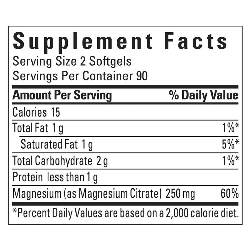 NATURE MADE MAGNESIUM CITRATE 250MG 180 COUNT FOR BETTER HEALTH AND WELLNESS
