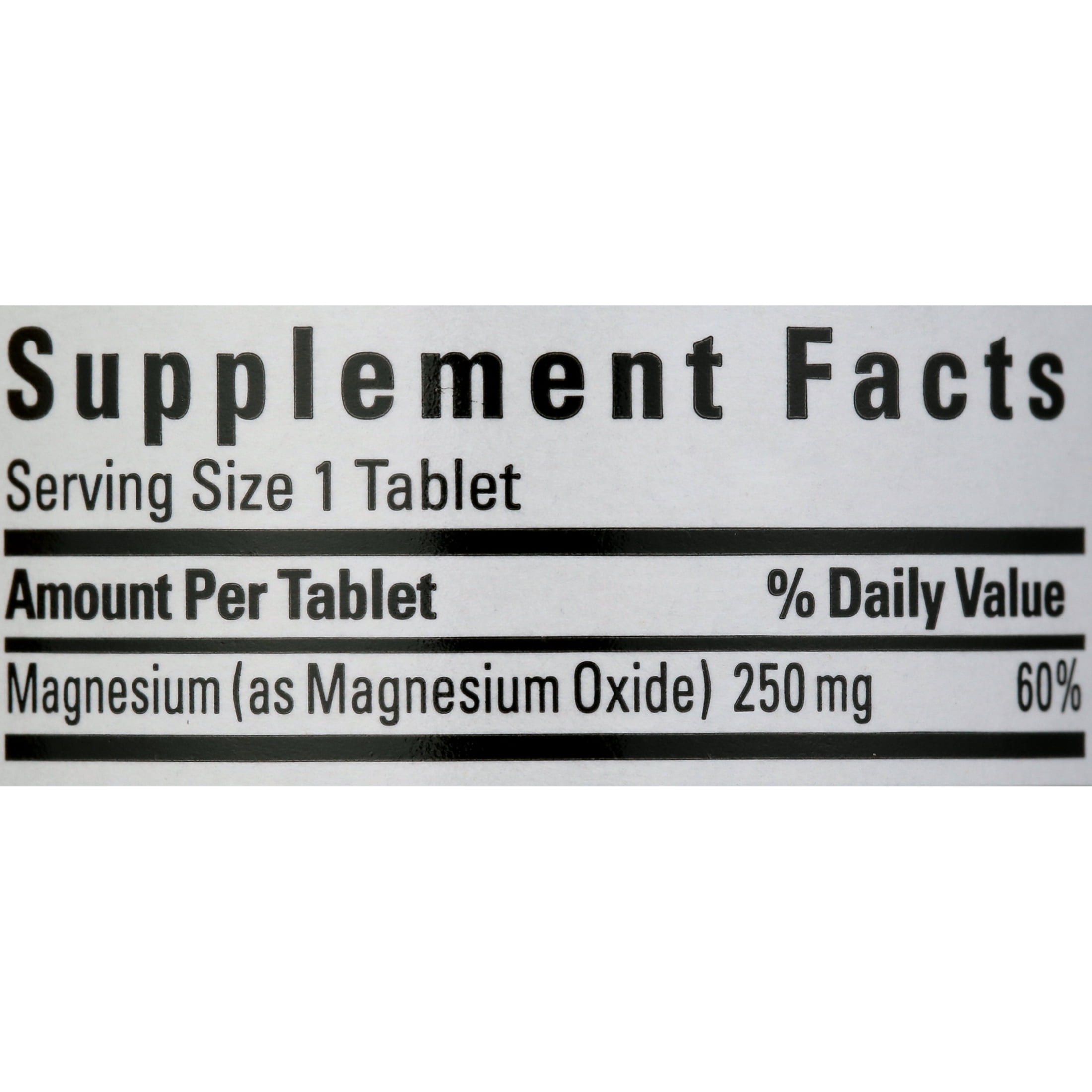 NATURE MADE MAGNESIUM 250MG TABLETS 100 CT PACK OF 2