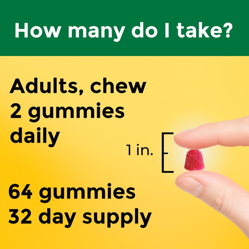 NATURE MADE HIGH ABSORPTION MAGNESIUM CITRATE 200 MG GUMMIES 64 COUNT 2 PACK