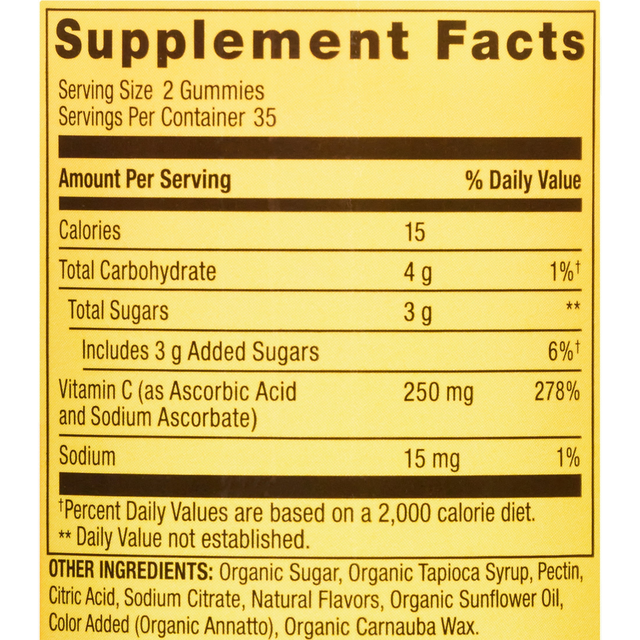 SPRING VALLEY NON GMO VITAMIN C VEGETARIAN GUMMIES ORANGE FLAVOR 250MG 70 COUNT