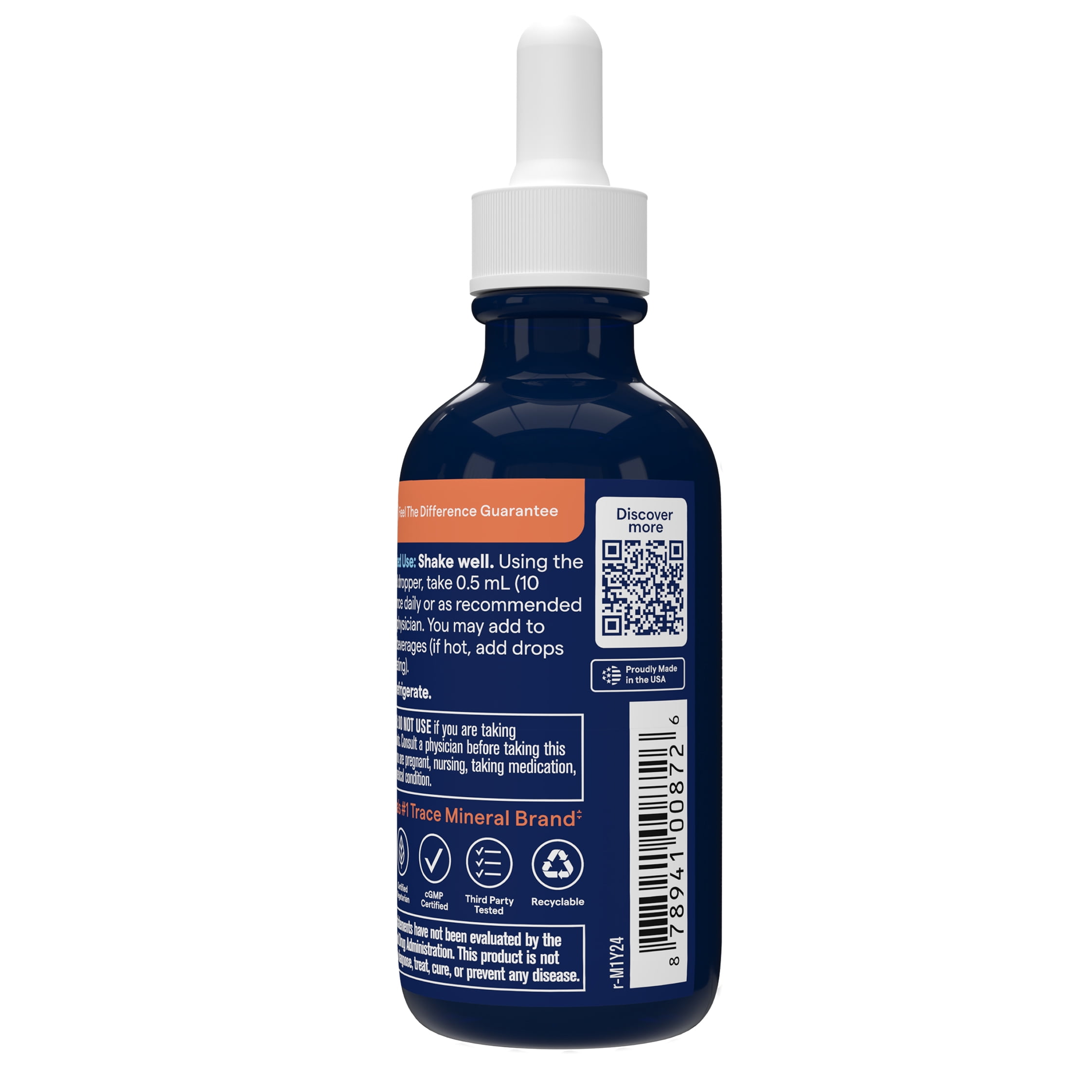 TRACE MINERALS LIQUID IONIC VITAMIN D3 K2 CONCENTRATED SUPPLEMENT BONES HEART HEALTH IMMUNITY 2 FL OZ 120 SERVINGS