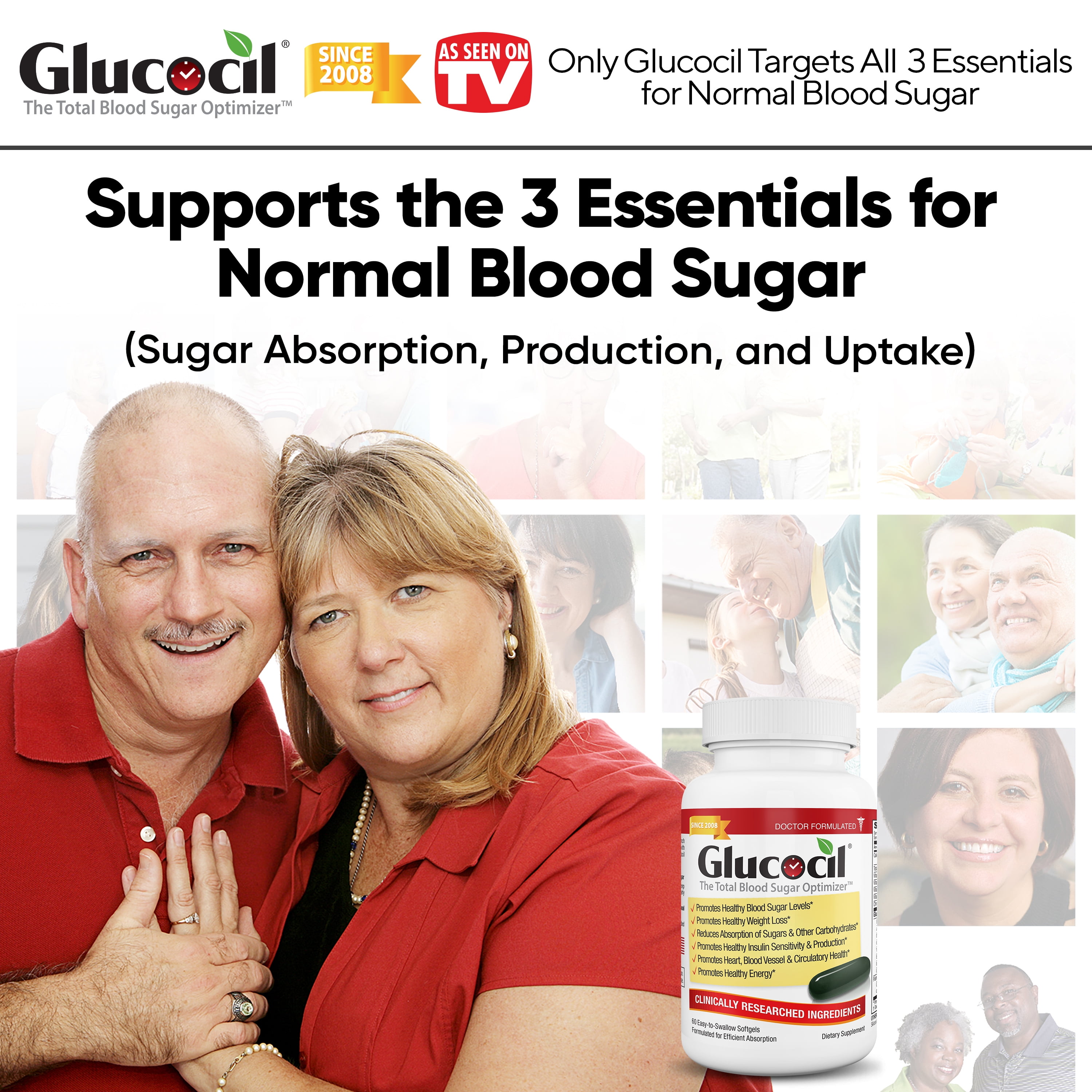 GLUCOCIL 15 DAY SUPPLY FOR OPTIMAL GLUCOSE SUPPORT