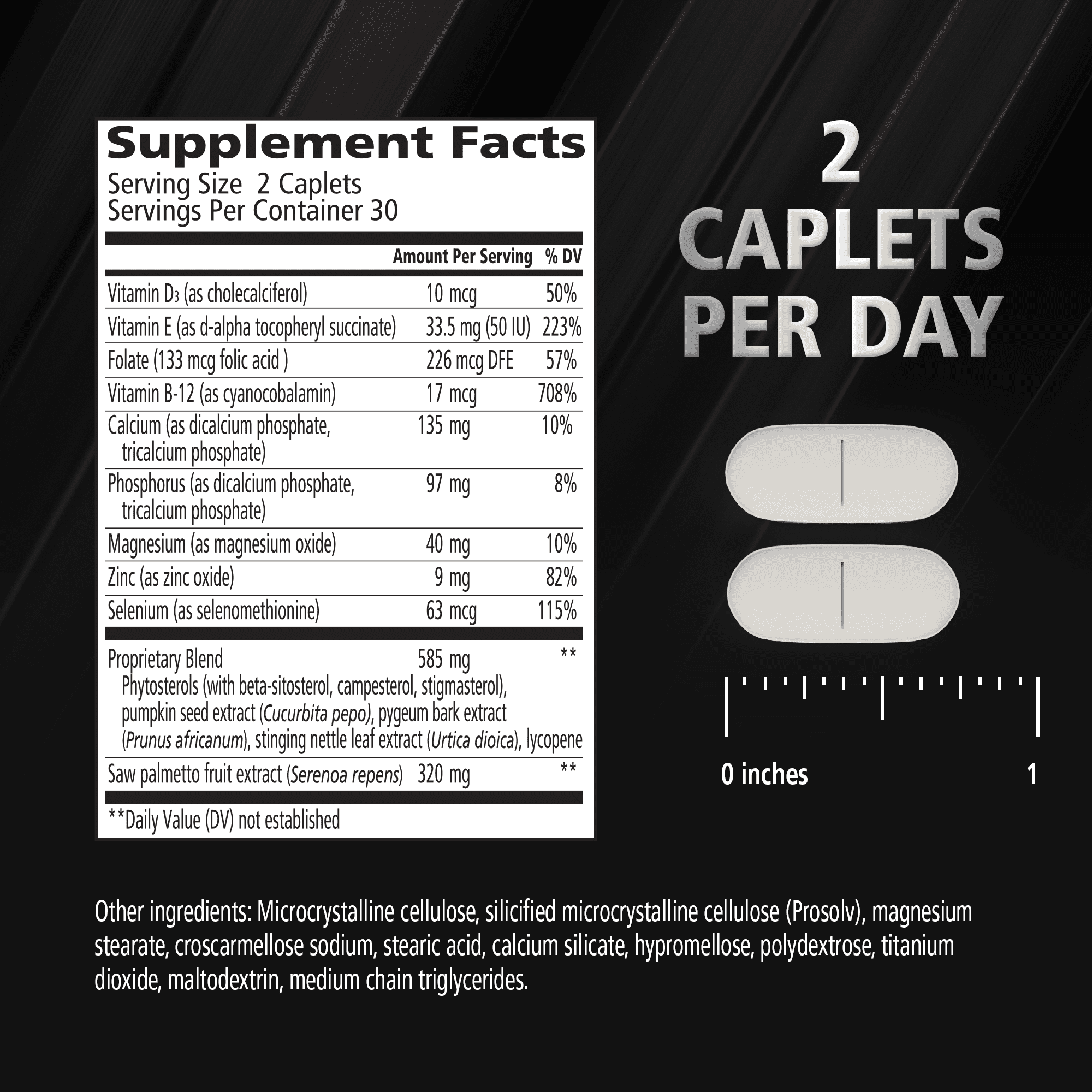 URINOZINC PROSTATE HEALTH COMPLEX PLUS BETA SITOSTEROL CAPSULES 60 COUNT