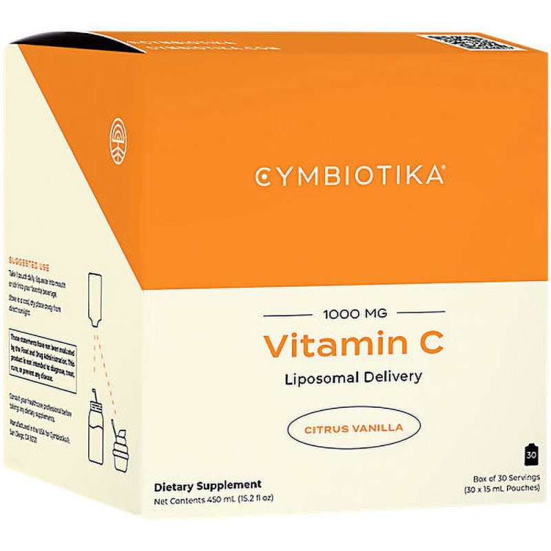 CYMBIOTIKA LIPOSOMAL VITAMIN C CITRUS VANILLA 1000MG 30 PACKETS