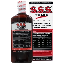 S.S.S. TONIC IRON VITAMIN B LIQUID SUPPLEMENT 10 FL OZ BOTTLE PACK OF 1