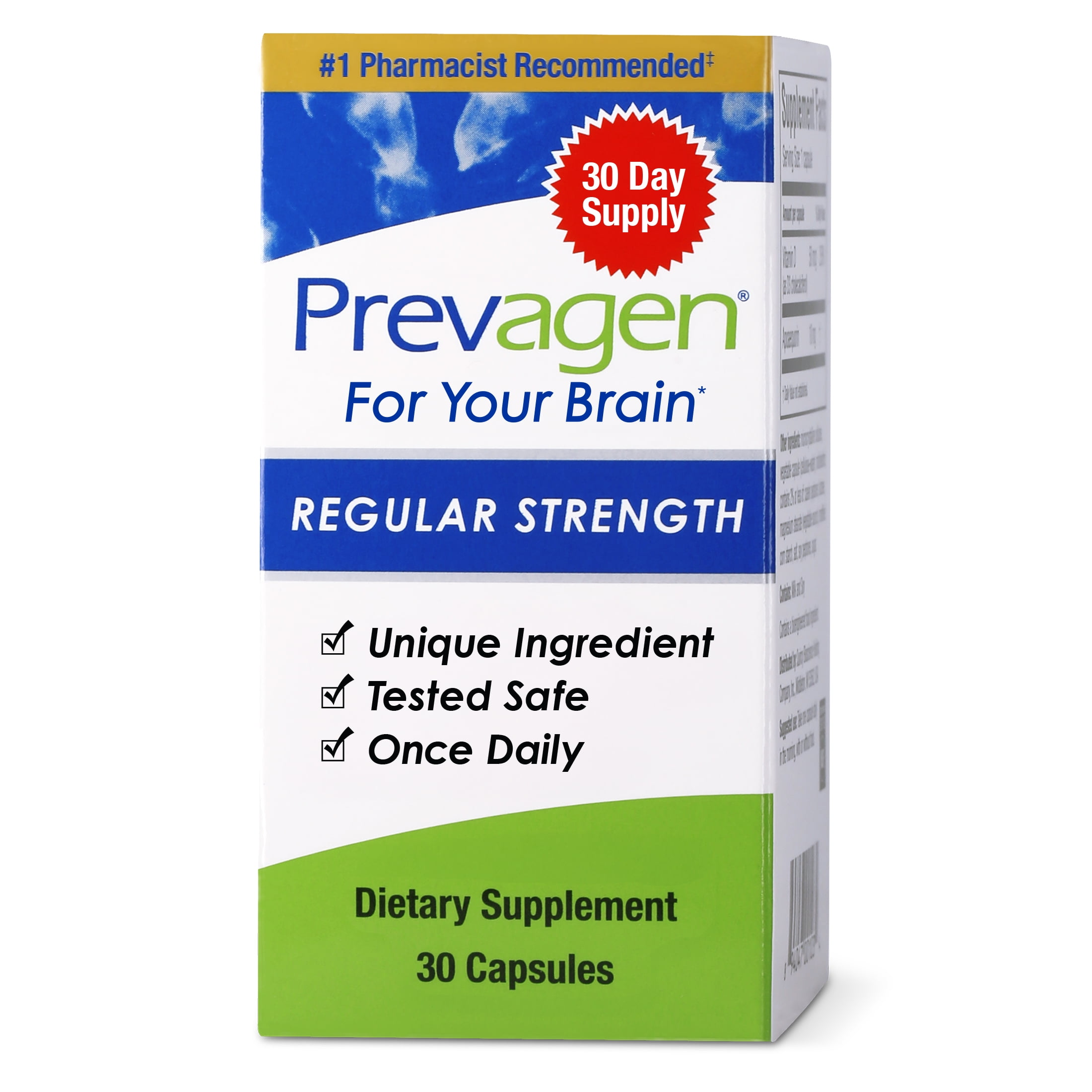 PREVAGEN REGULAR STRENGTH CAPSULES 30CT MEMORY SUPPORT SUPPLEMENT